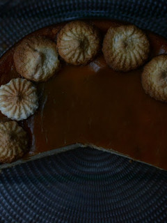 Una foto de Cheesecake de maracuyá