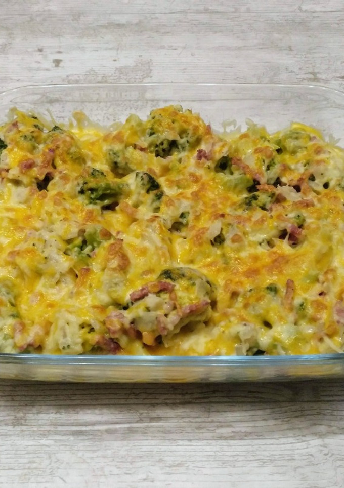 Una foto de Brócoli gratinado