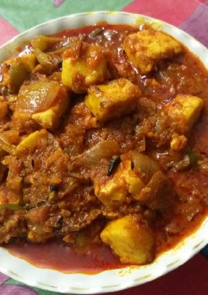 A picture of Paneer Capsicum.