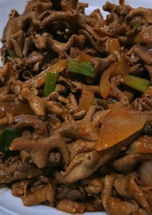 Foto resep Krengsengan Usus Ayam