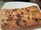 Torta de Banana con chispas de chocolate