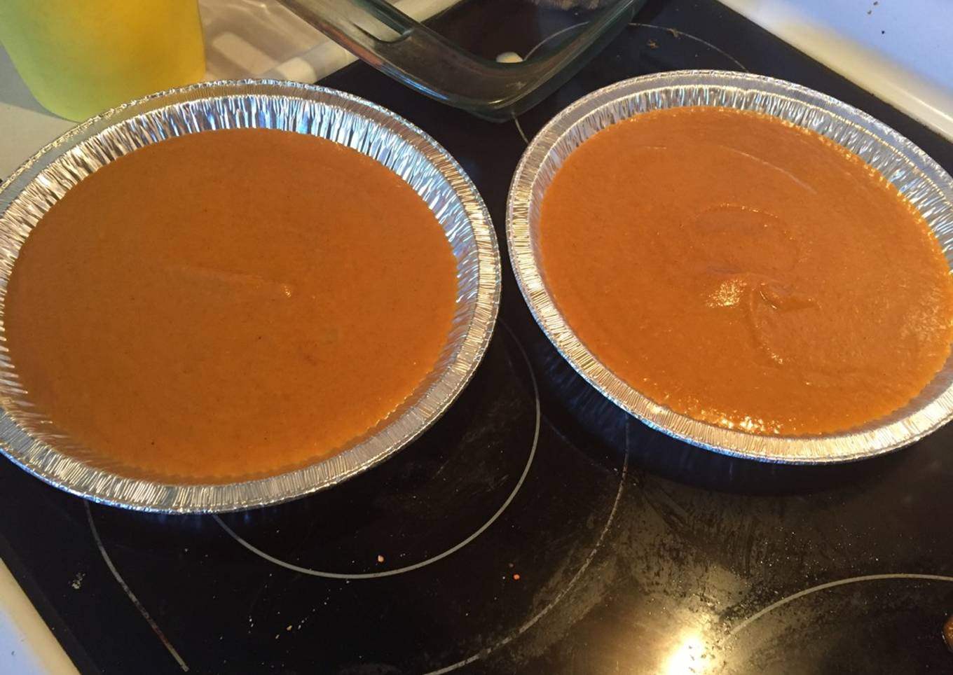Crustless pumpkin pie