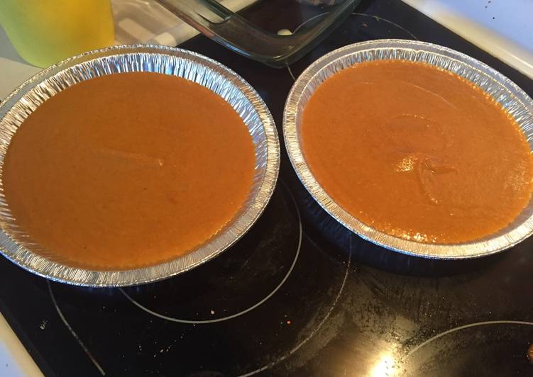 Simple Way to Make Homemade Crustless pumpkin pie