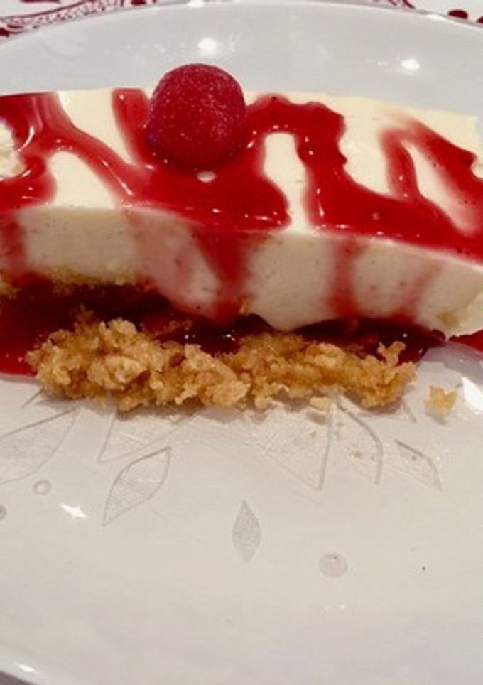 Una foto de Tarta de queso sin horno