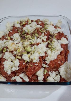 A picture of Gajar ka halwa.