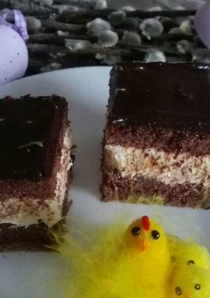 Gluténmentes kakaós-túrós kocka recept fotója
