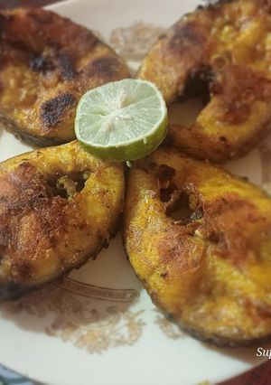 A picture of Fish masala fry.
