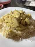 Pollo al curry con arroz 🍛
