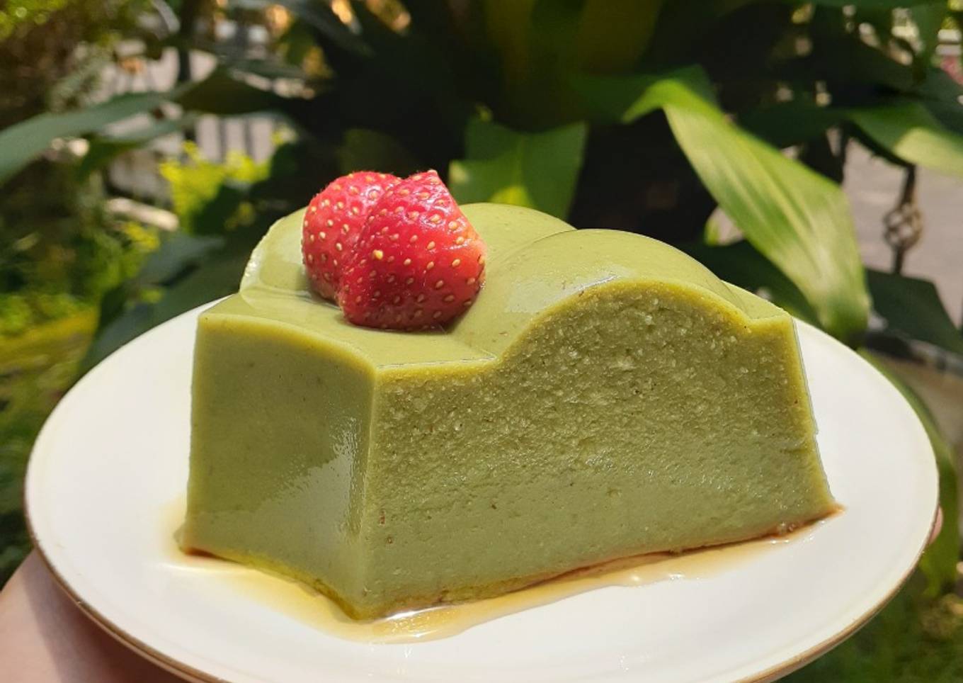 Cara Gampang Menyiapkan Pudding kacang hijau, Enak