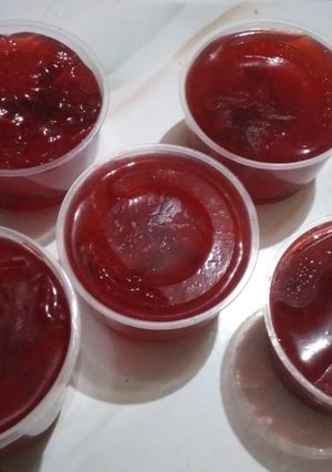 Foto resep Puding Anggur