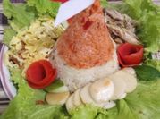 Gambar garnish nasi goreng
