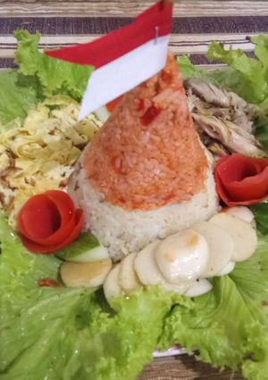 Foto resep Tumini nasi goreng merah putih