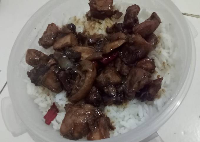 Ayam Saos Teriyaki #resepanakkos #cookedbydita