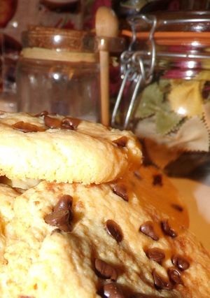 Une photo de Cookies aux pépites de chocolat