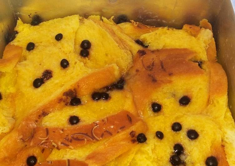 Vanilla Bread Pudding Simple dan enak bangettt Oven Tangkring