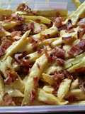 Papas fritas con chedar y panceta!!!!