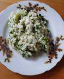 Risotto con spinaci / Різотто зі шпинатом