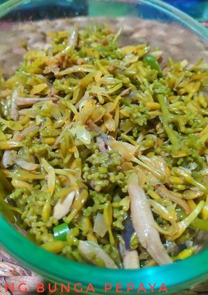 Foto resep Oseng Bunga Pepaya
