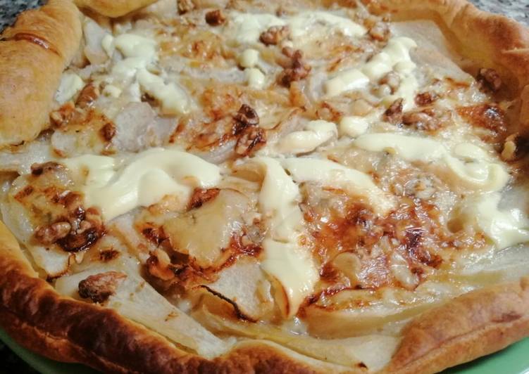 Sfoglia integrale con pere, gorgonzola e noci