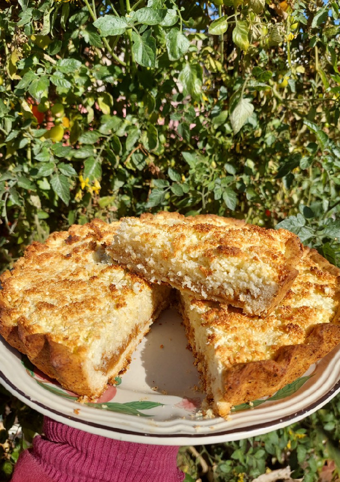 Una foto de Tarta de coco 🥥 y dulce de leche