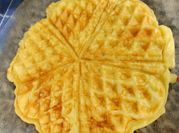 Una foto de waffles faciles