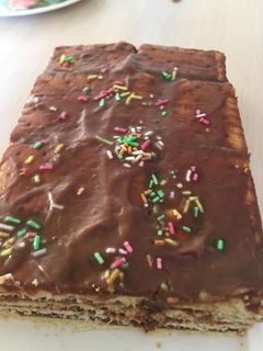 عکسی از دستور دسر یخچالی