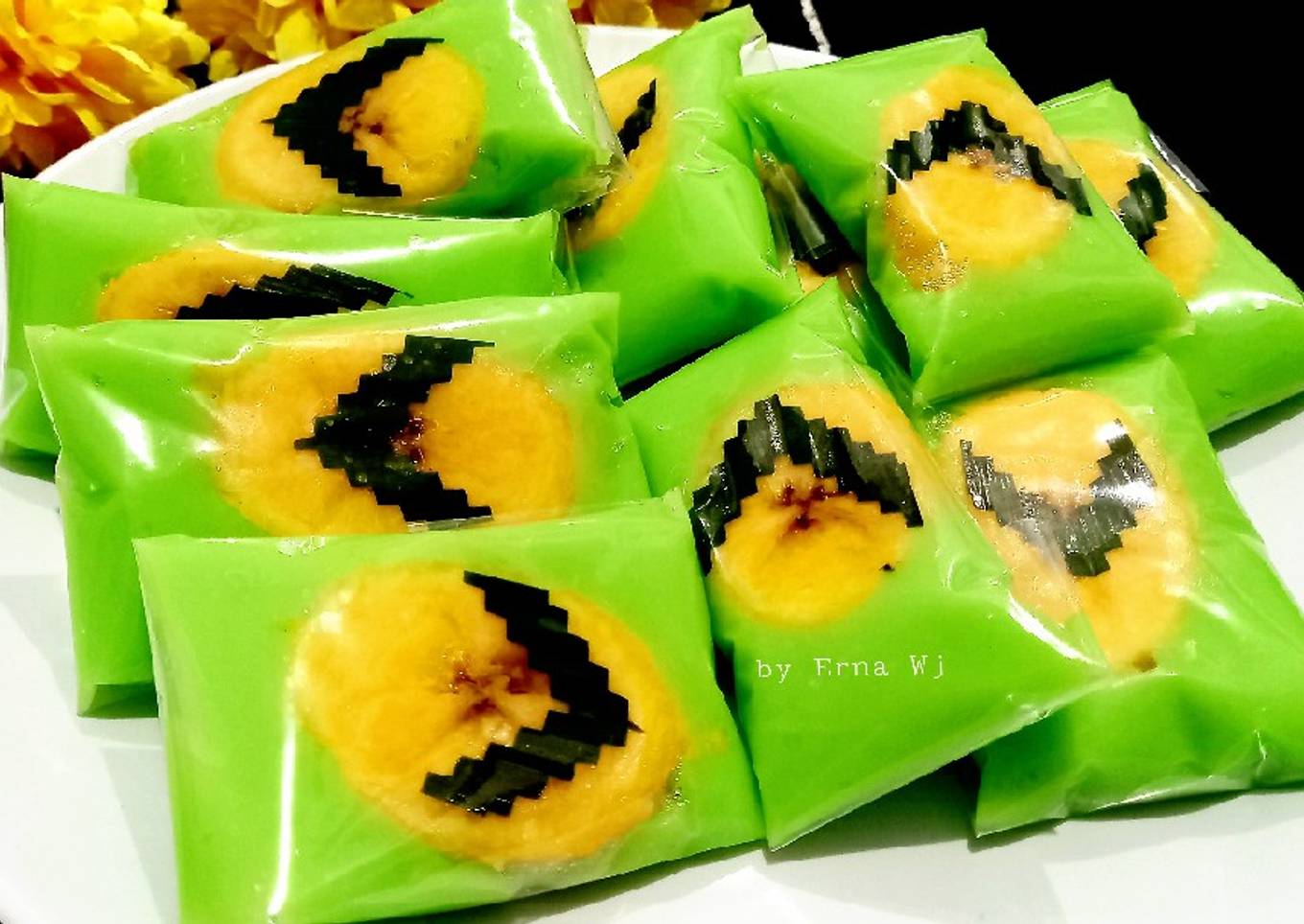 Nogosari Bandung Rasa Pandan (1 resep jadi 16 buah kue)