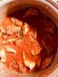 Carne asada en salsa de tomates 🍅 casera