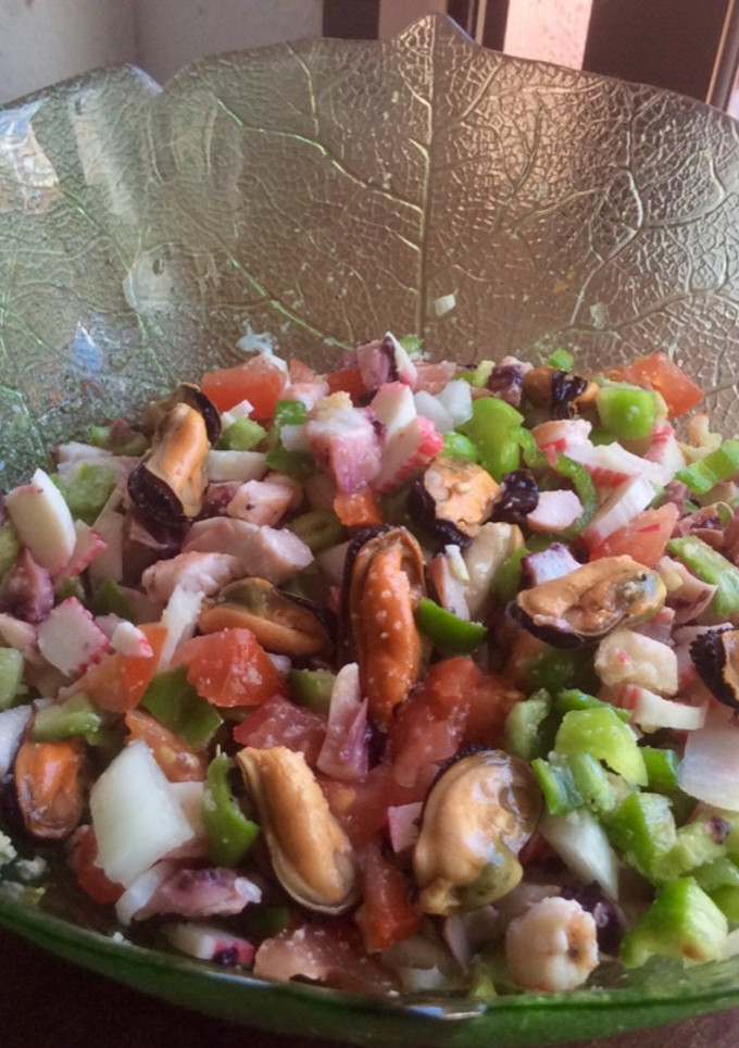 Una foto de Salpicón de marisco y pulpo