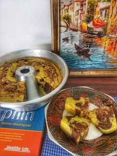 Foto resep 920. Cake Marmer 2 Telur