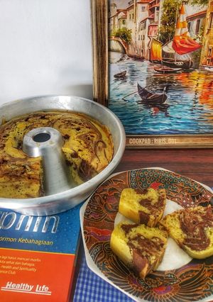 Foto resep 920. Cake Marmer 2 Telur