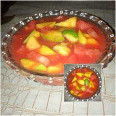 A picture of Mango Fruit salad.