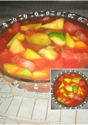 A picture of Mango Fruit salad.
