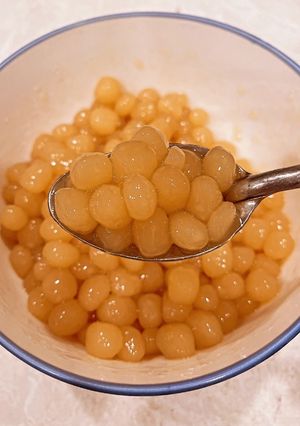 Hình của món Trân châu hoàng kim từ cơm nguội.