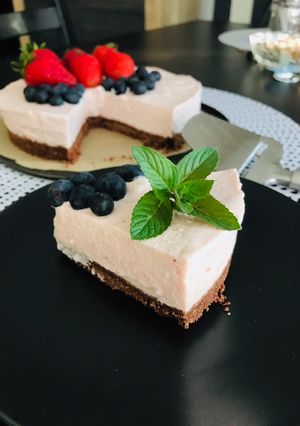 O poză a rețetei Cheesecake 🍓:).