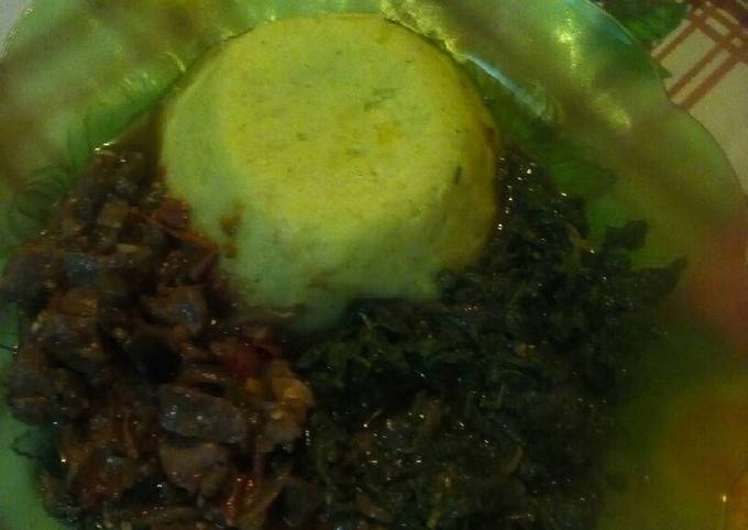 Simple Way to Make Mario Batali Mashed potatoes, liver n fried vegs