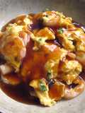 Prawns & Egg with Sweet Sour Sauce
