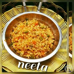 A picture of Schezwan Veg Fried Rice.