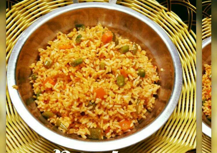 Easiest Way to Prepare Super Quick Homemade Schezwan Veg Fried Rice
