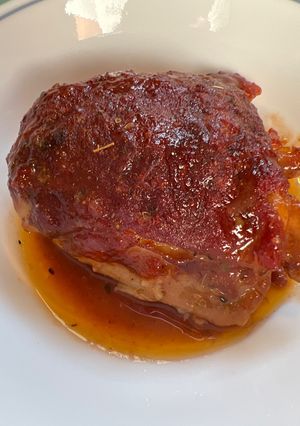 A picture of Baked Chili Sauce Chicken 🐔.