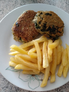Una foto de Croqueta de espinaca y avena