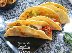 Foto resep Quesadilla Chicken Taco with Homemade Tortila