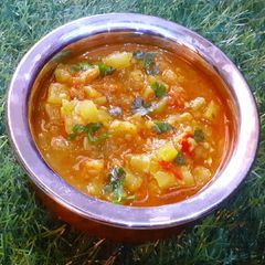 A picture of Lauki sabzi.