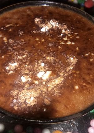 A picture of Instant choco banana ice cream.