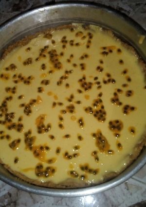 Una foto de Pie de Parchita
