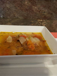 Una foto de Tortas de carne en caldillo