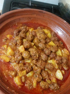 صورة لوصفة طاجين كفتة