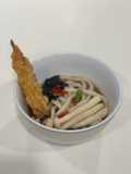 Udon dengan Ebi Tempura dan Telur Ajitama/Ontama
