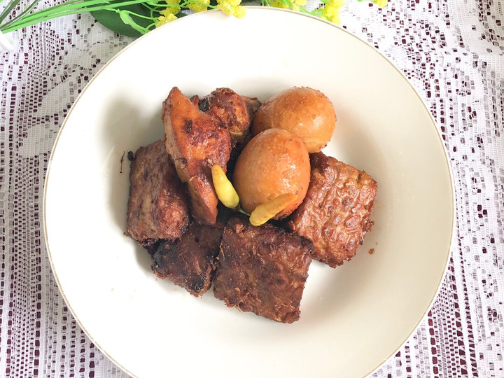  Bagaimana cara membuat Baceman Tahu Tempe Telur  sempurna