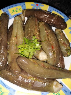صورة لوصفة باذنجان مخلل مسلوق
